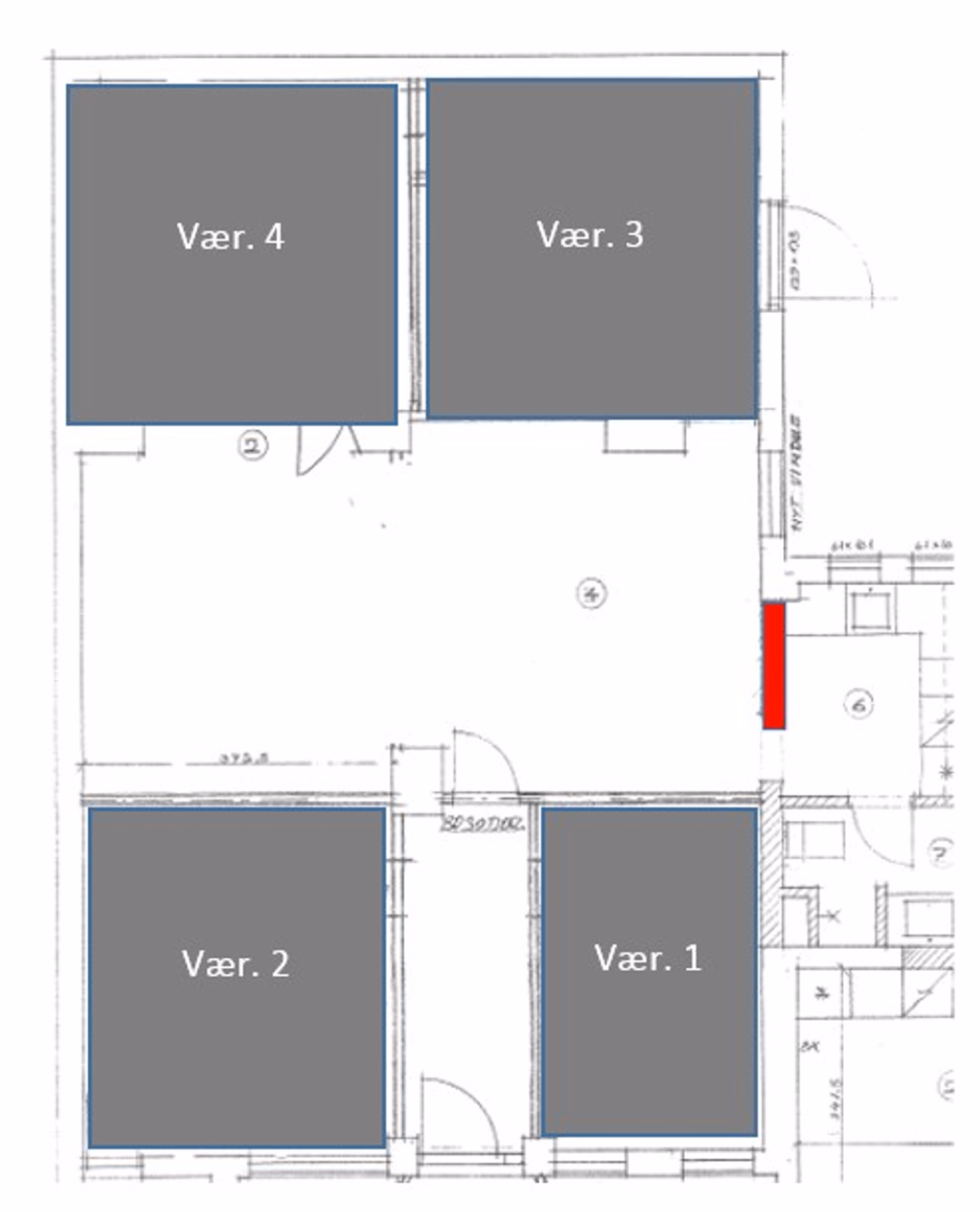 Billede fra lejemålet på Vesterbrogade 32B, 8000 Aarhus