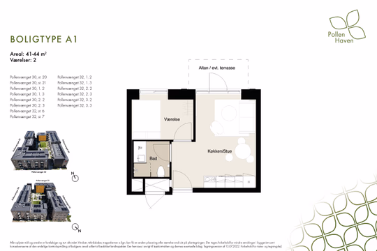 Rental at Pollenvænget, 8381 Tilst