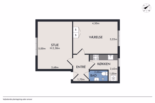 Billede fra lejemålet på Himmerlandsgade 21, 9000 Aalborg