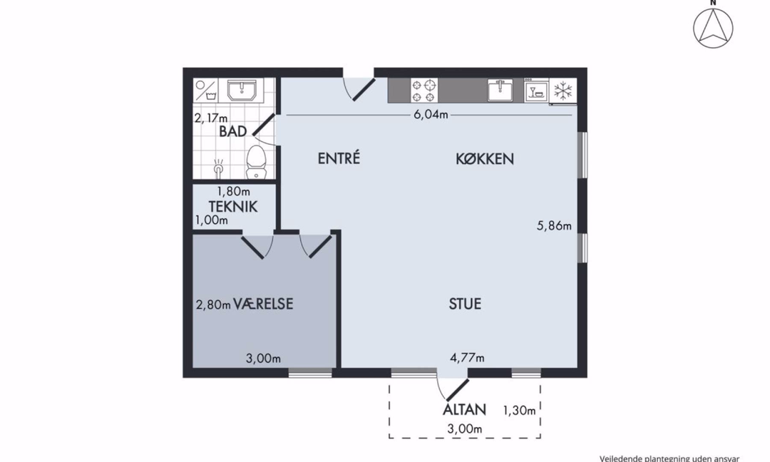 Billede fra lejemålet på Blåkildevej 67C, 9220 Aalborg
