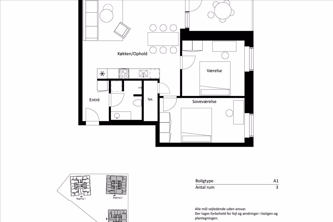 Billede 1 fra lejemålet på Gartnerbyen 6 2 2, 5200 Odense V