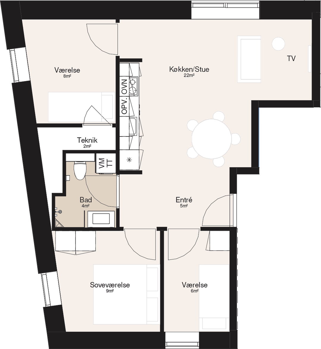 Billede 1 fra lejemålet på Vilhelm Ehlerts Alle, 8800 Viborg