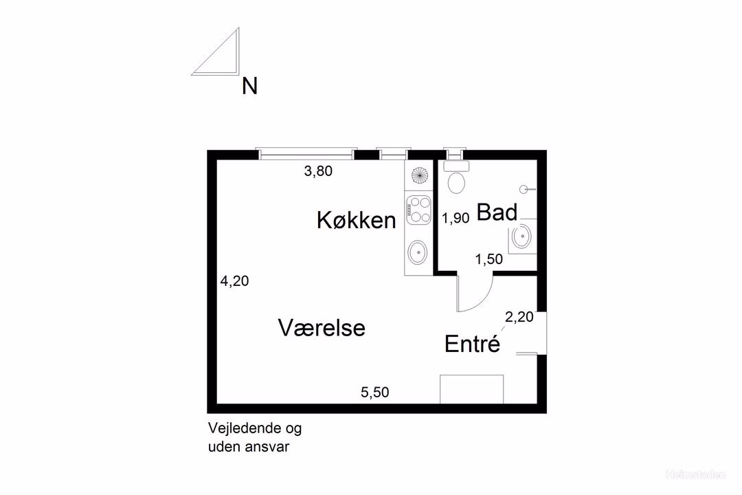 Billede 1 fra lejemålet på Rampelyset 28 st., 4000 Roskilde